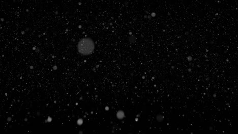 Animation-Eines-Schwarzen-Hintergrunds-über-Fallendem-Schnee