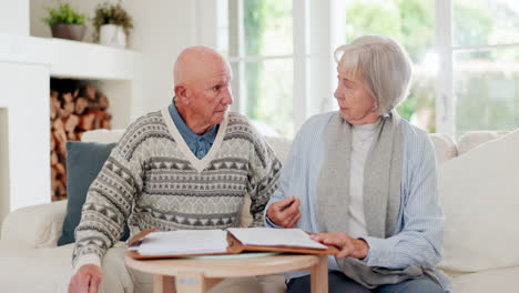 Senior-couple,-sign-documents-and-agreement