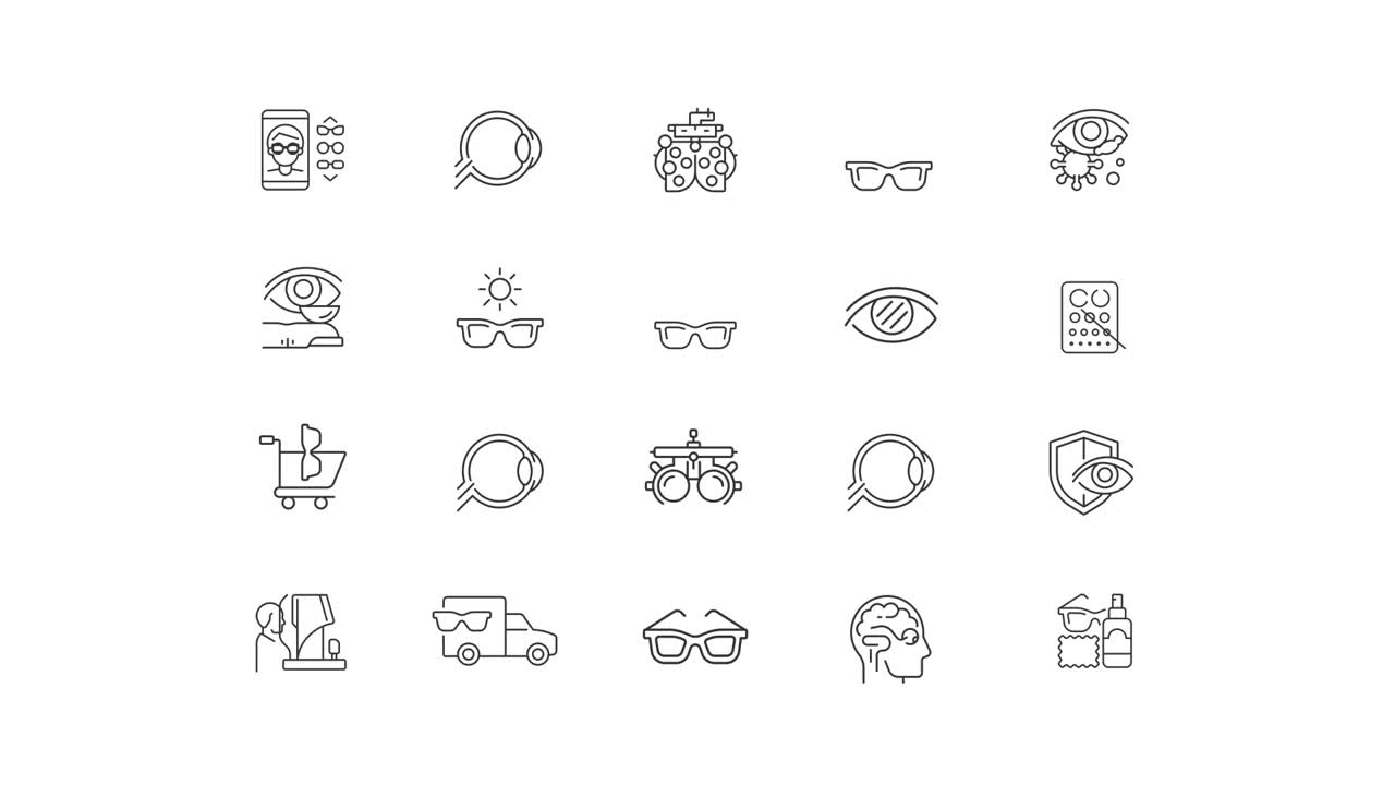 Ophthalmology Icons