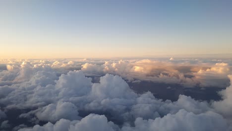 time lapse of clouds while flying over netherlands during winter