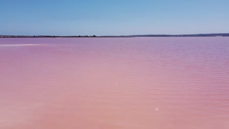 Torrevieja,-Alicante,-Spain---Aerial-Drone-View-of-the-Pink-Salt-Water-Lake