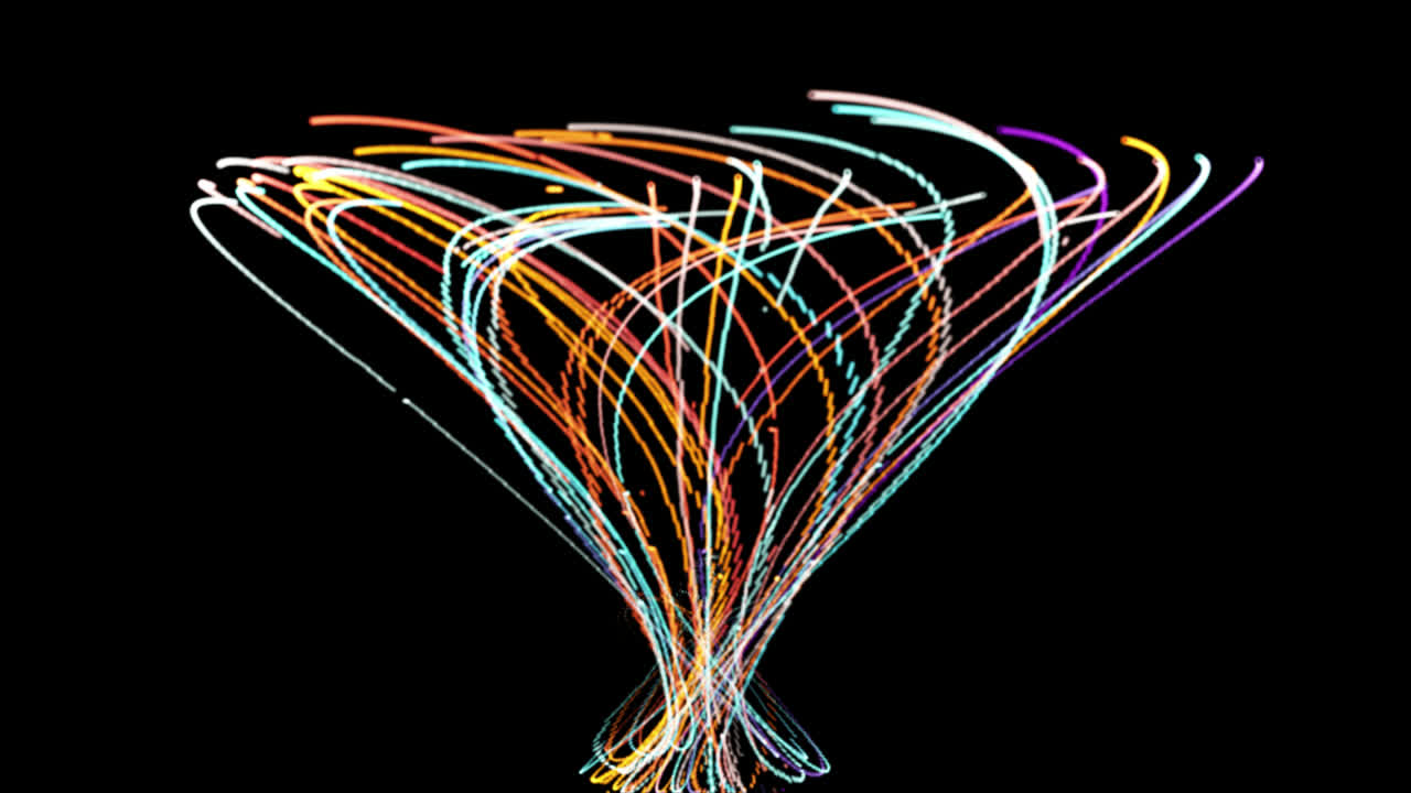 vórtice abstractamente colorido