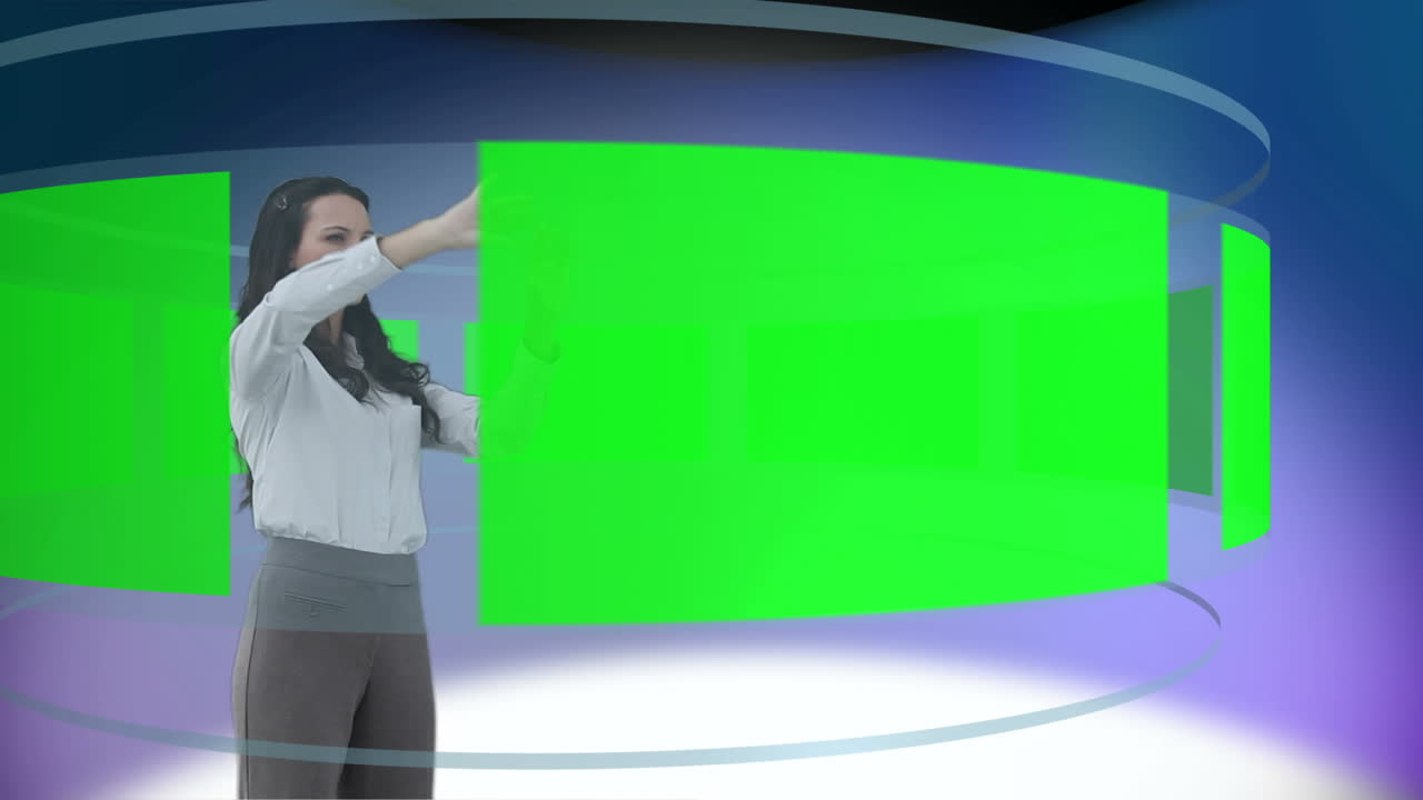 여성이 자리를 옮기는 비디오