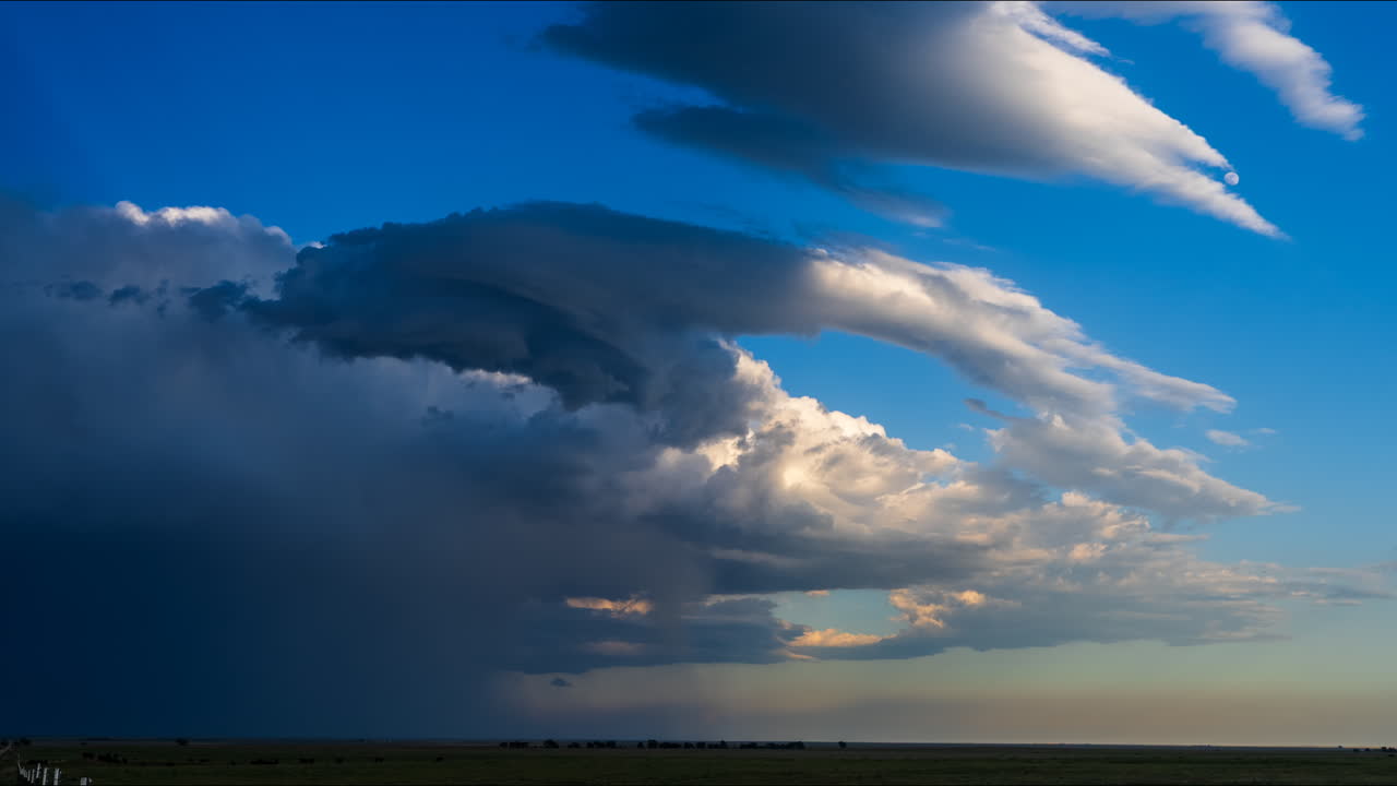 Stormy Sky Over a Rural Landscape