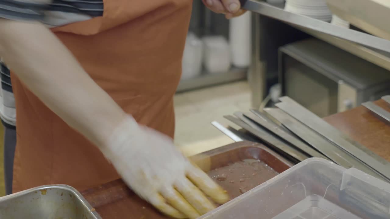 Food Preparation in Kitchen