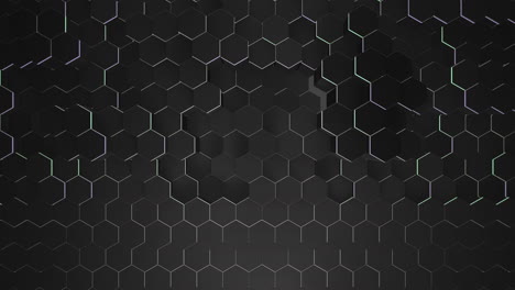 motion dark black hex grid background 14