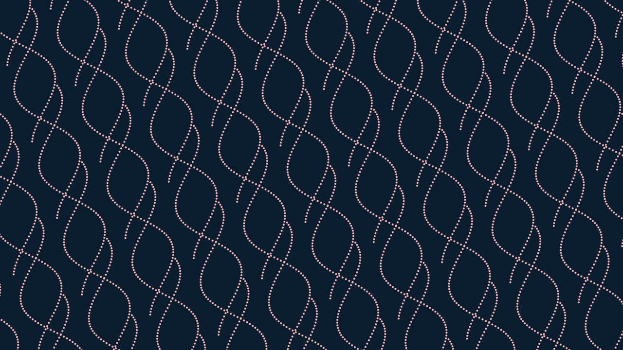 Curved blue lines intricate circles form unique pattern