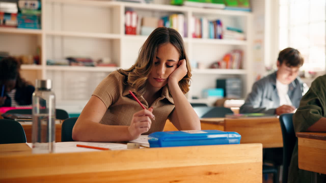 estudiantes en el aula