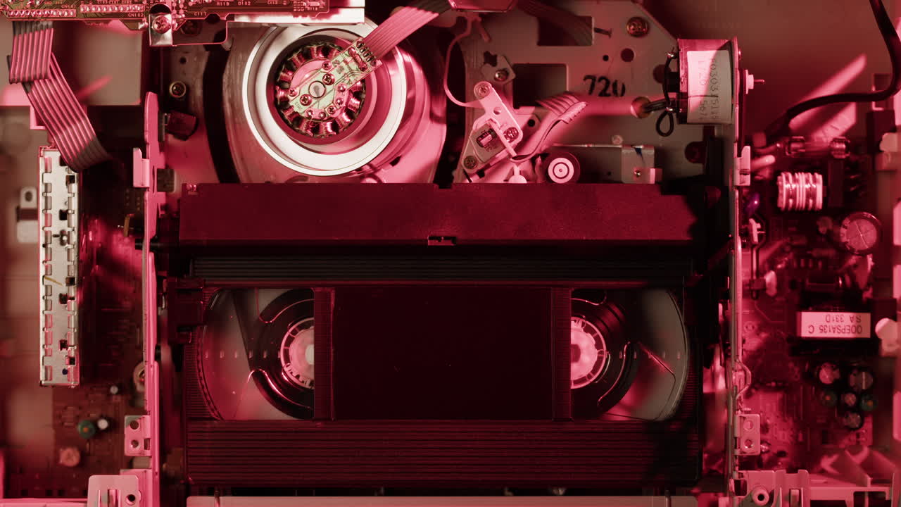 Inside a Vintage VCR