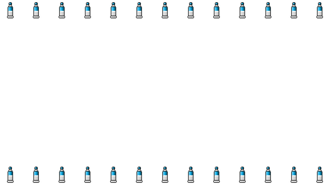 Pixel Art Paints Frame Animated Overlay 1080p Transparent 30 fps (2).mov