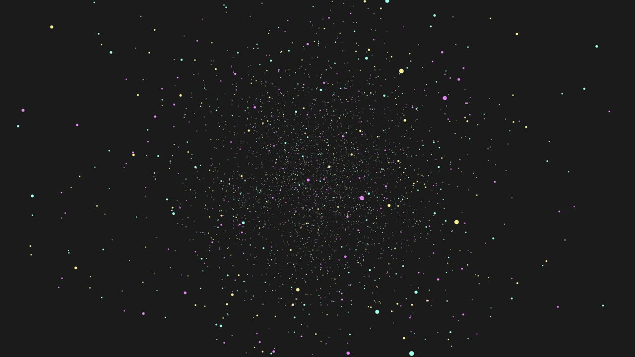 galaxia oscura y profunda con polvo de arco iris de neón en el agujero oscuro