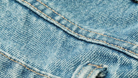 close-up of denim fabric