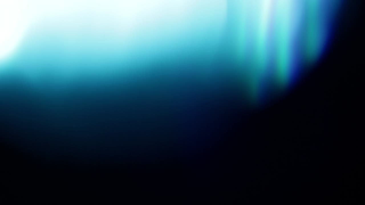 Abstract glass light leaks reflections on black background