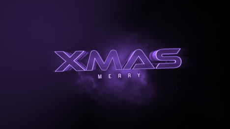 Dark-monochrome-Merry-XMAS-text-on-purple-gradient