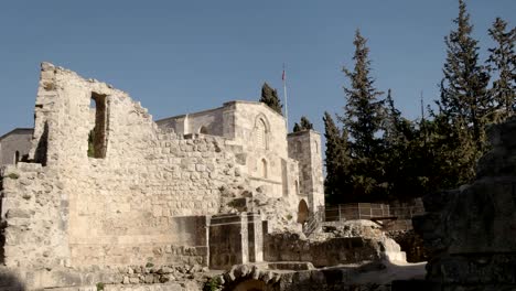 pool of bethesda and st anne church in jerusalem