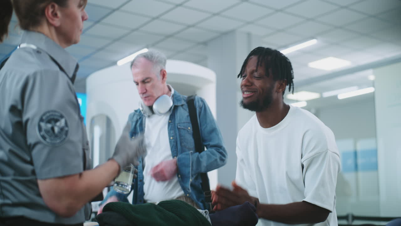 control de seguridad del aeropuerto
