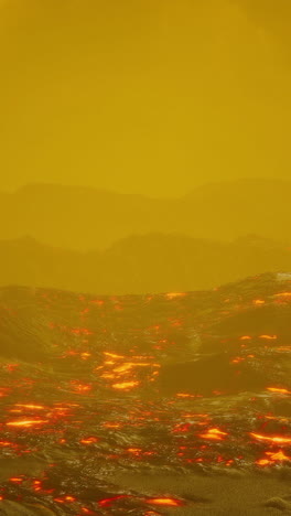 lava planet landscape