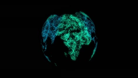 Network-of-connections-forming-a-globe-against-black-background