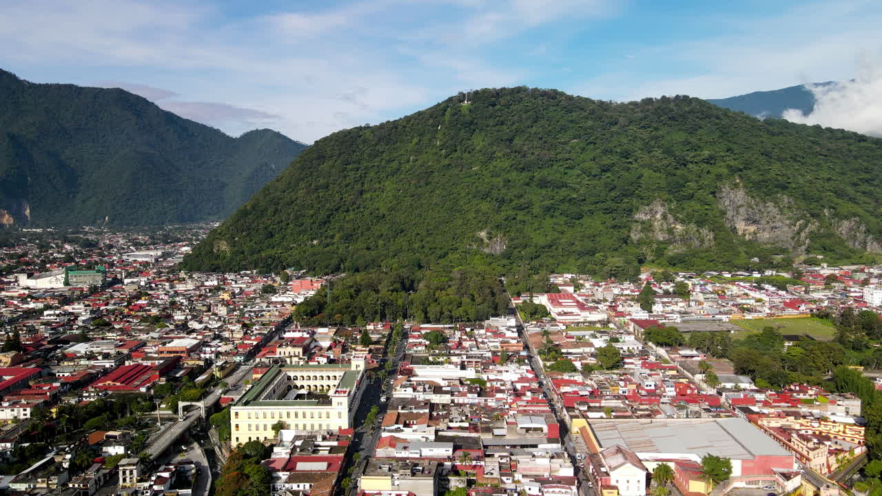 vista de aterrizaje de orizaba y palacio principal en méxico