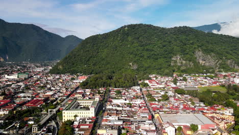 landing view of orizaba and main palace in mexico