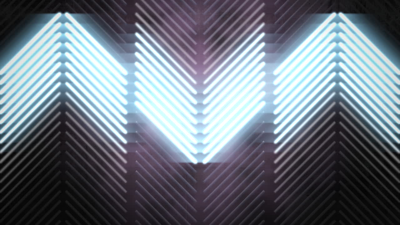 Motion colorful neon lights and stripes pattern 3