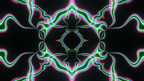 animación abstracta de desbordamientos mágicos para pantallas y paneles led