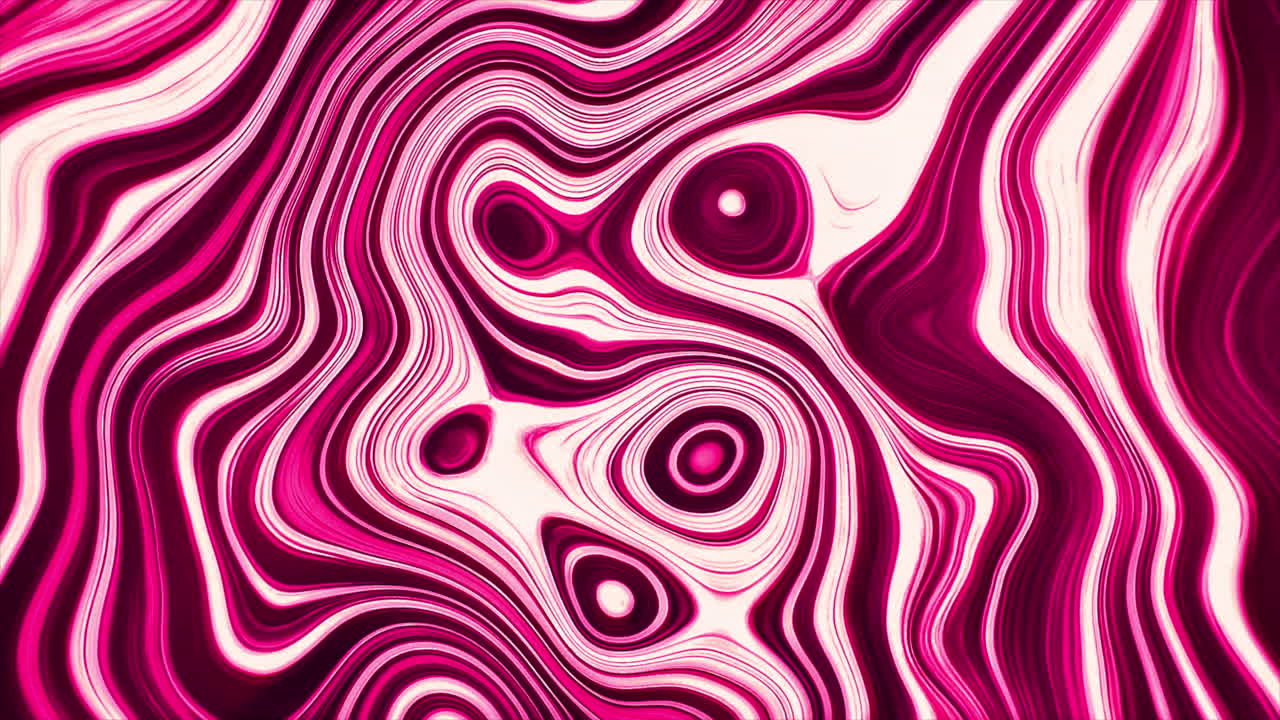 Abstract Pink and White Marbled Pattern