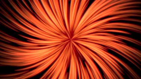 rayos y líneas naranjas abstractas en estilo de los años 80