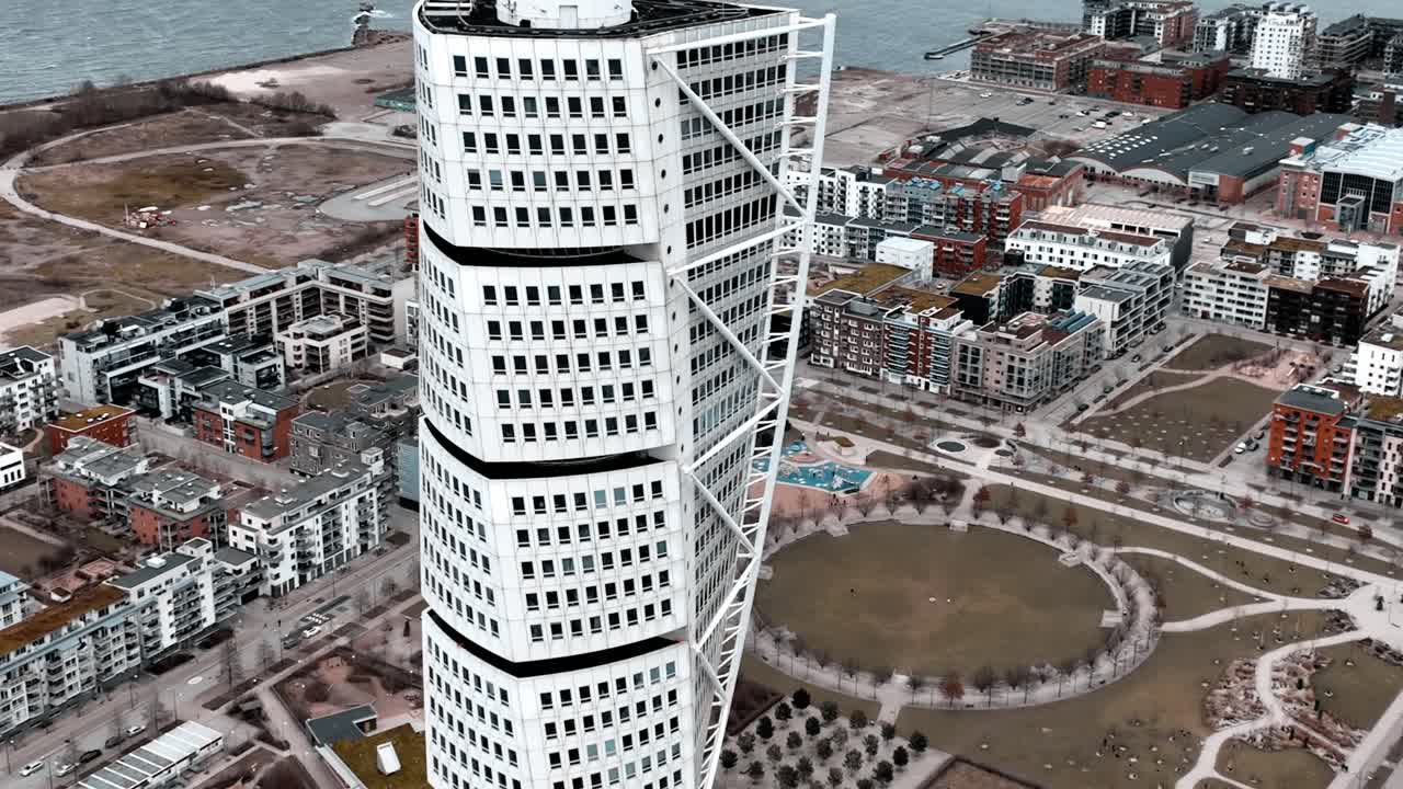 스웨덴 말뫼의 드론 영상