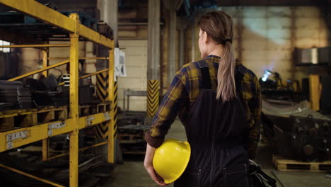 worker walking in the factory