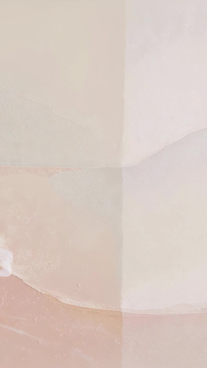 Vertical video: Showing pastel panel in studio as frames roll, seam shifting and foam mark glowing