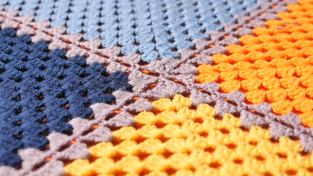 Colorful Crochet Blanket