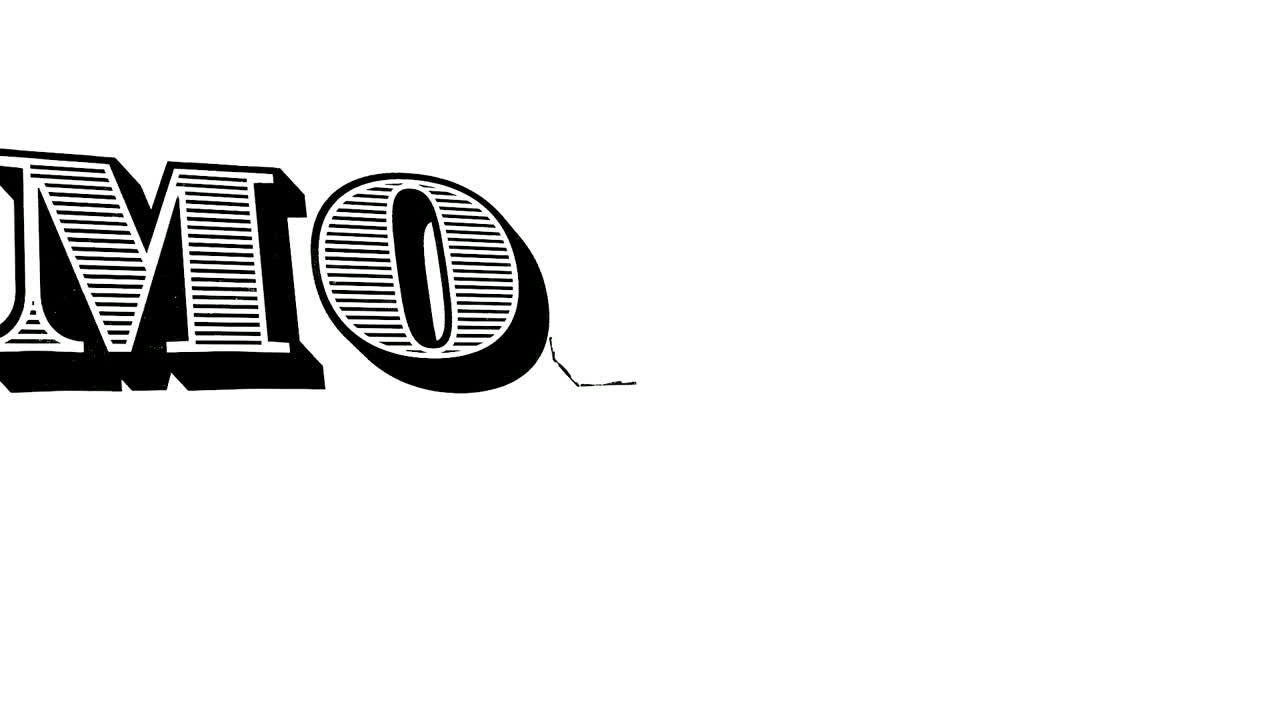 esbozo dibujado a mano de la palabra texto dinero con rotación de movimiento 3d