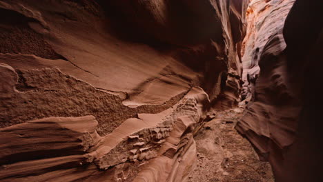 Close-up-shot-slot-canyon-wall