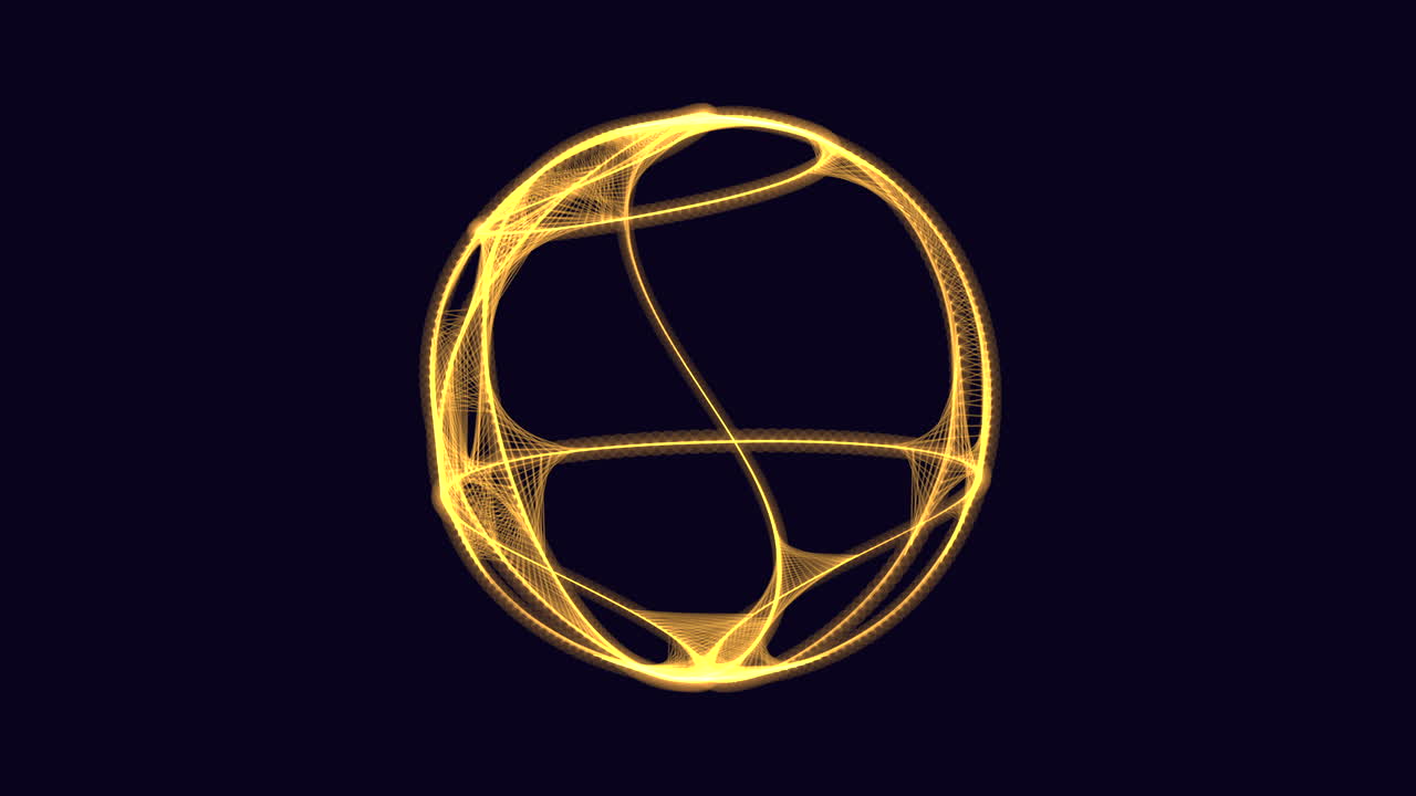 교차하는 선의 복잡한 원형 패턴