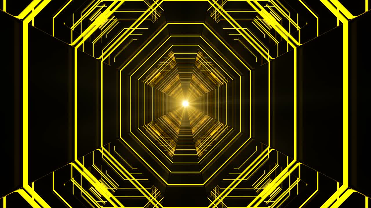 pasillo de fondo abstracto con bucle tecnológico