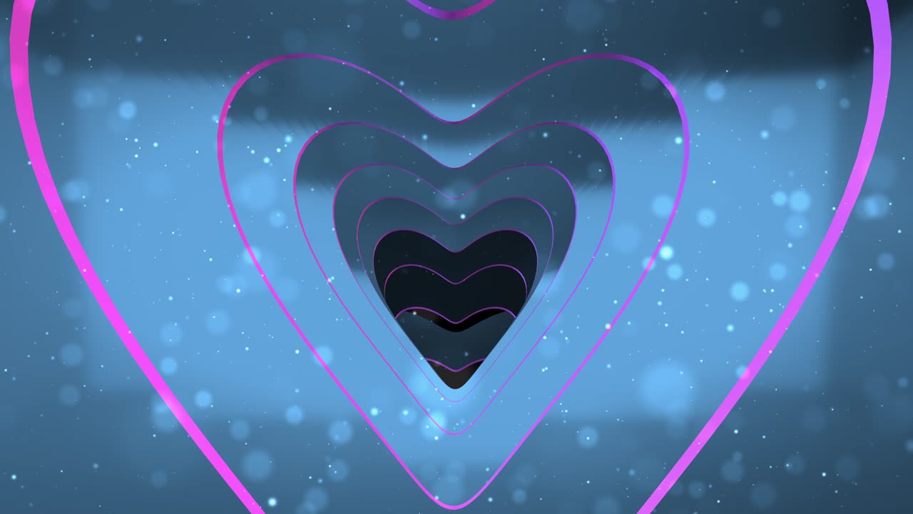 голубое сердце к любви туннель для петли