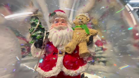 Santa Claus Figurine in a Snow Globe
