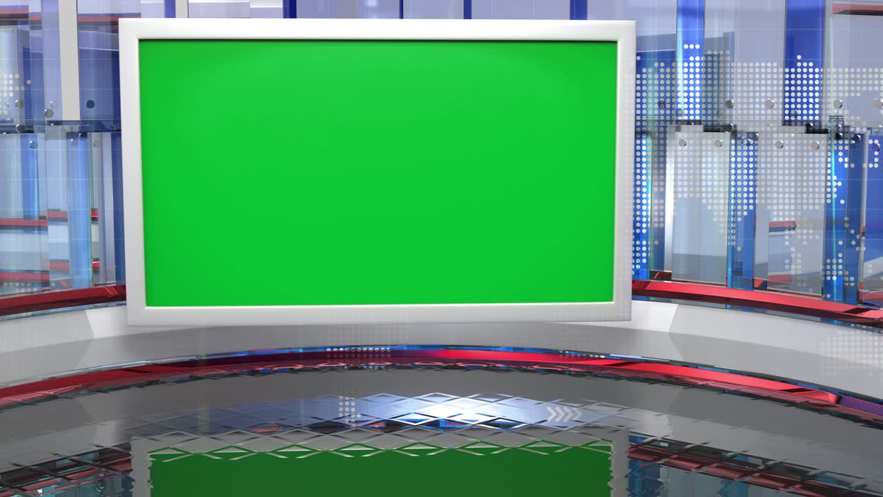 3d 가상 뉴스 스튜디오 배경, 루프