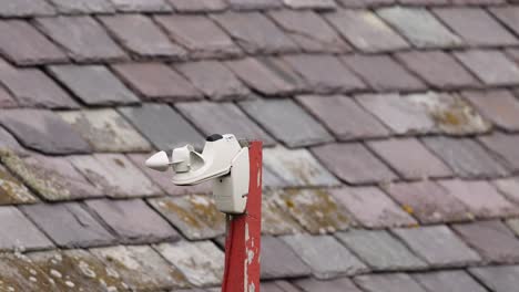 weather station on a rooftop in scotland