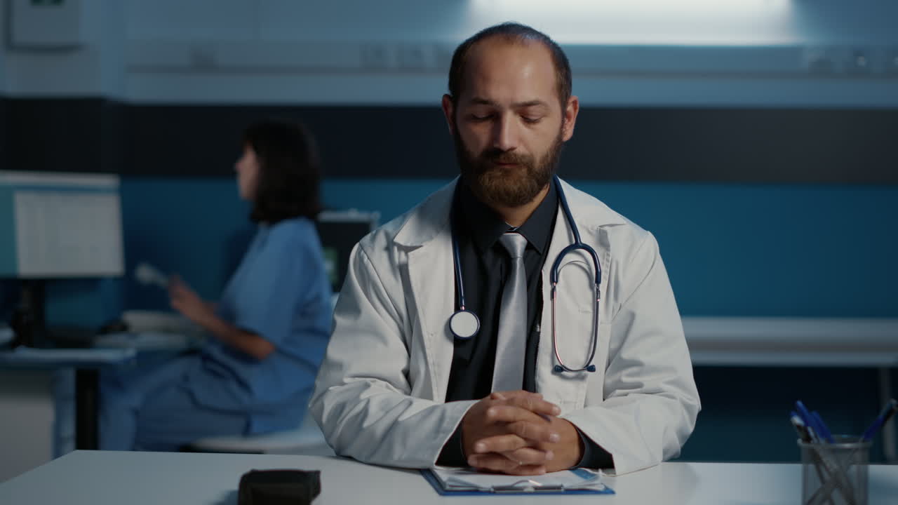 Doctors and Nurses in a Medical Clinic