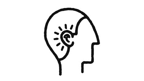escucha icono de animación de imágenes y canal alfa