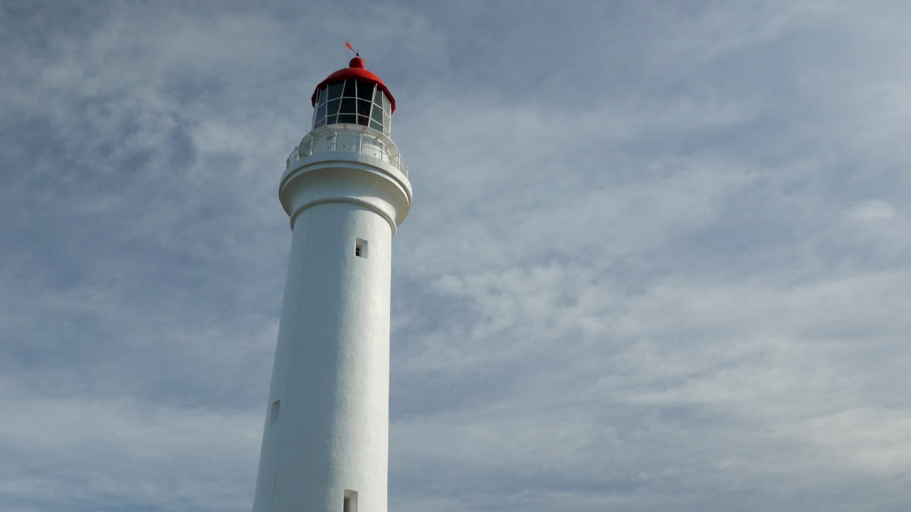 faro australiano histórico. movimiento rápido