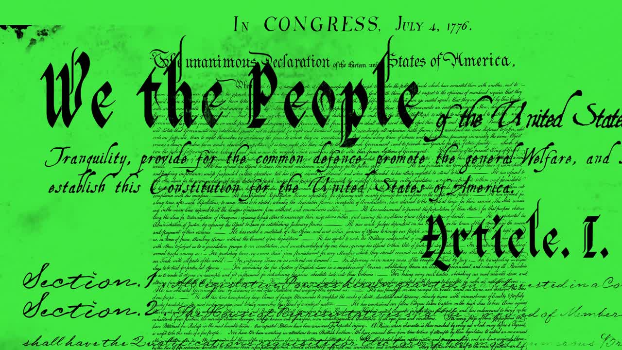 미국 헌법 4k
