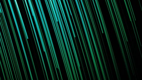 abstract glowing green lines on black background