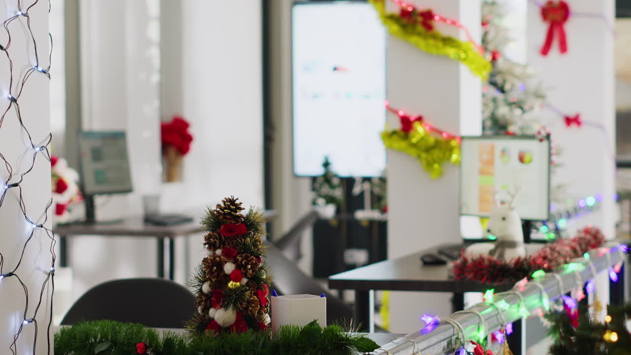 Festive Office Christmas Decorations