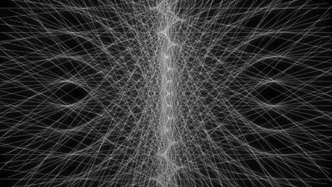 modello a forma di punto bianco animazione motion graphics