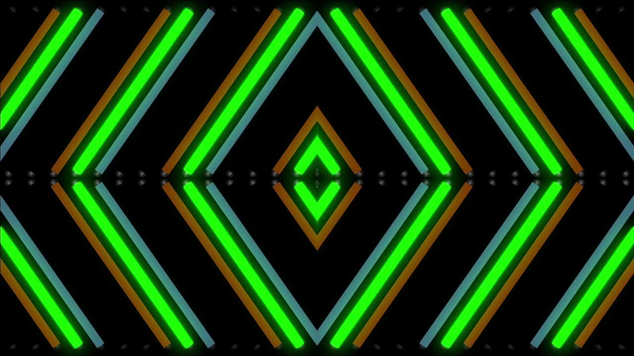 Abstract Neon Geometric Pattern