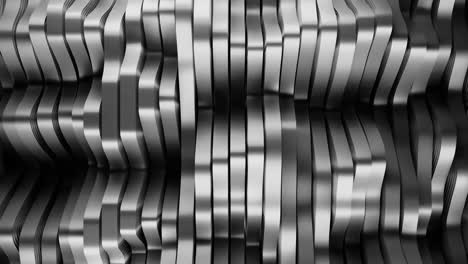 abstract metallic ribbons background
