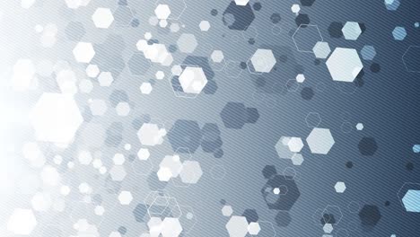 animación de bucle geométrico de hexágono. fondo futurista. panal de miel. elemento digital hexagonal. tecnología diseño poligonal.